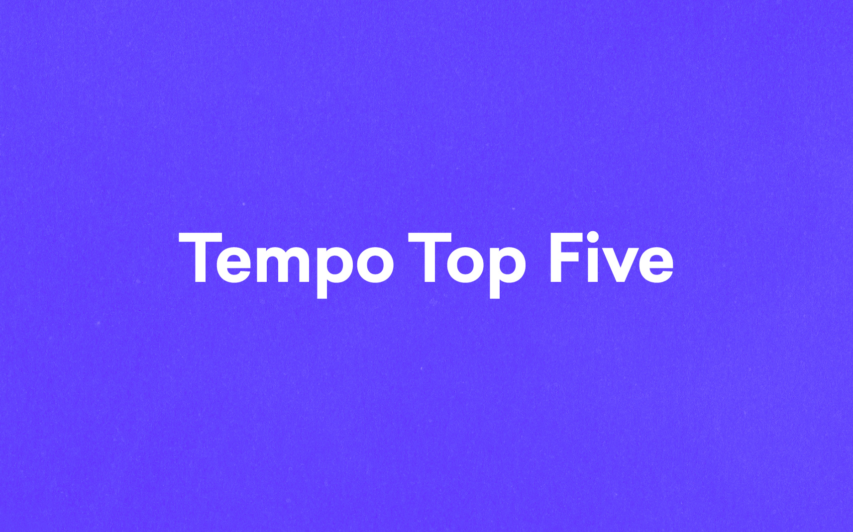 tempo top 5 metronome news